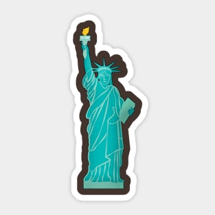 Lady Liberty Sticker